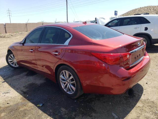 JN1BV7AP5FM349139 - 2015 INFINITI Q50 BASE RED photo 2