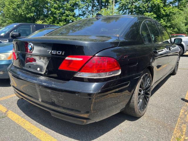 WBAHL83508DT12451 - 2008 BMW 750 I BLACK photo 4