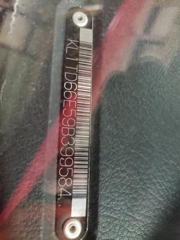 KL1TD66E59B399584 - 2009 CHEVROLET AVEO LS 红色 照片 12