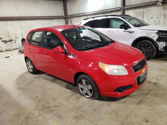 KL1TD66E59B399584 - 2009 CHEVROLET AVEO LS RED photo 4