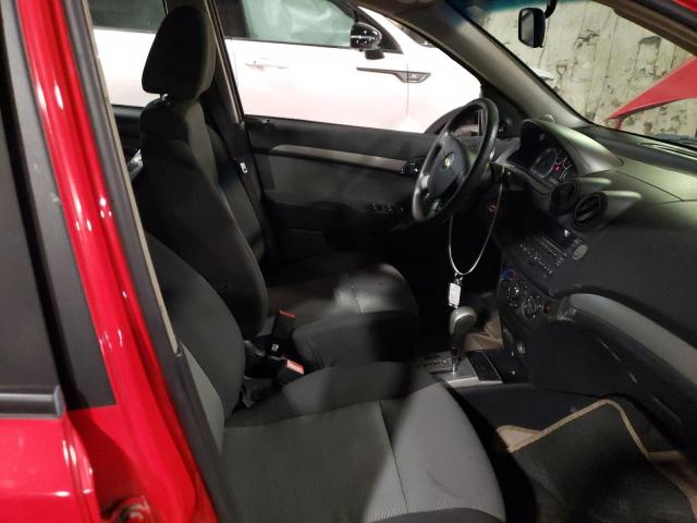 KL1TD66E59B399584 - 2009 CHEVROLET AVEO LS 红色 照片 7
