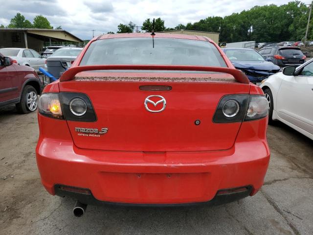 JM1BK12GX71727086 - 2007 MAZDA MAZDA3 I RED photo 6