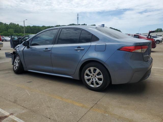 5YFEPMAE8MP233512 - 2021 TOYOTA COROLLA LE BLUE photo 2