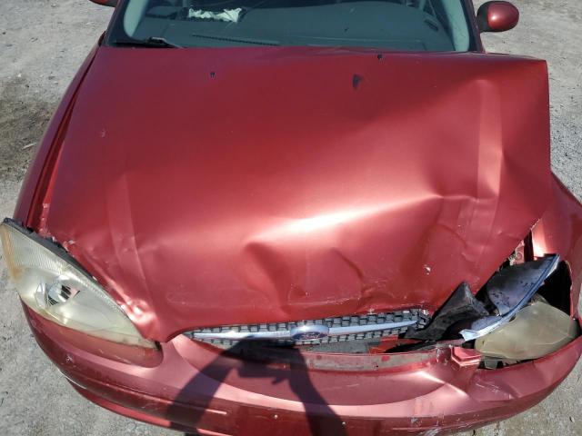 1FAFP5328YA218943 - 2000 FORD TAURUS SE RED photo 11