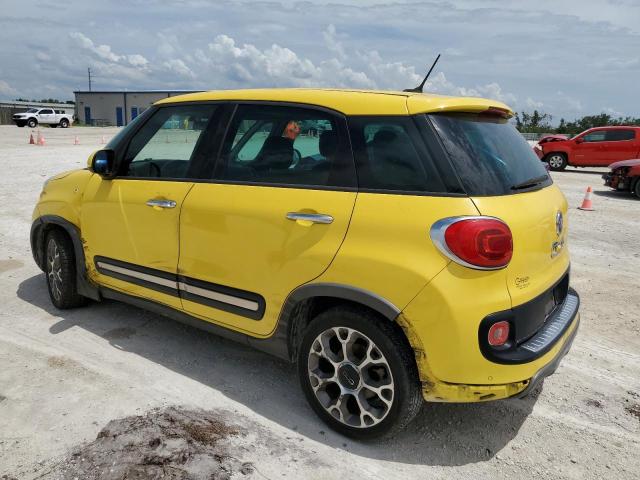 ZFBCFADH0EZ023009 - 2014 FIAT 500L TREKKING YELLOW photo 2