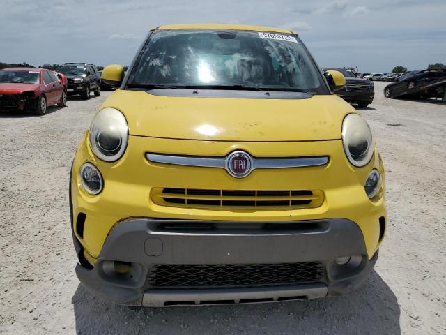 ZFBCFADH0EZ023009 - 2014 FIAT 500L TREKKING YELLOW photo 5