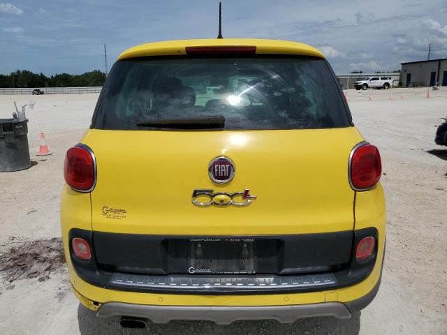 ZFBCFADH0EZ023009 - 2014 FIAT 500L TREKKING YELLOW photo 6