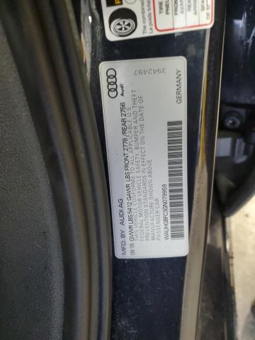 WAUHGBFC3GN079959 - 2016 AUDI A6 PRESTIGE 蓝色 照片 12