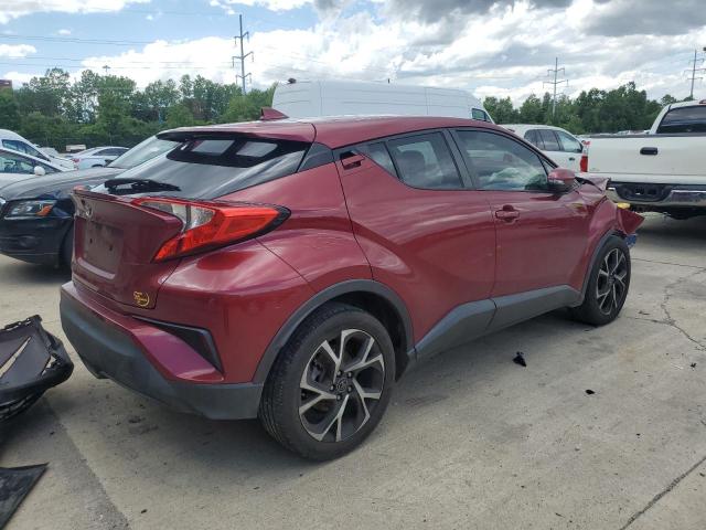 NMTKHMBX3JR016354 - 2018 TOYOTA C-HR XLE MAROON photo 3