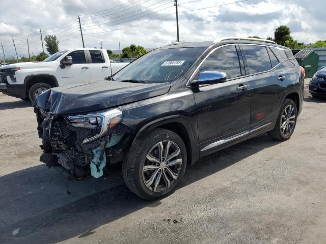 3GKALSEXXJL355084 - 2018 GMC TERRAIN DENALI BLACK photo 1