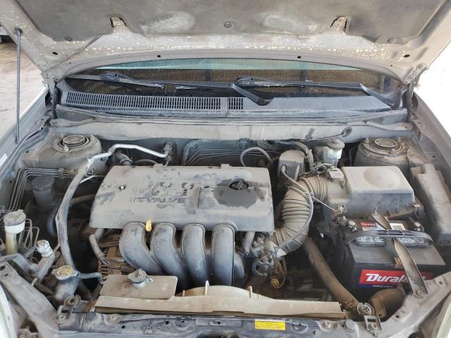 2T1KR32E24C240588 - 2004 TOYOTA COROLLA MA XR GOLD photo 11