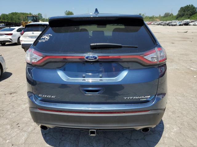 2FMPK4K95JBC26185 - 2018 FORD EDGE TITANIUM BLUE photo 6