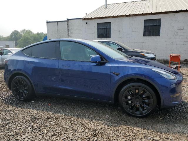 5YJYGDEE1MF196208 - 2021 TESLA MODEL Y BLUE photo 4