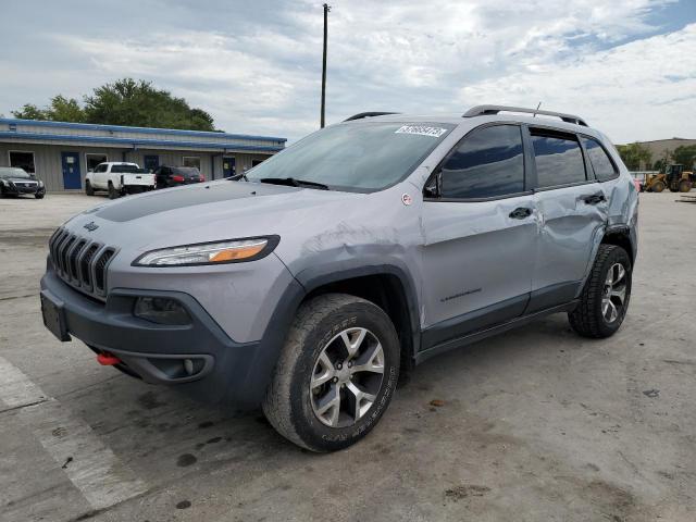 1C4PJMBS2EW215255 - 2014 JEEP CHEROKEE TRAILHAWK 银色 照片 1