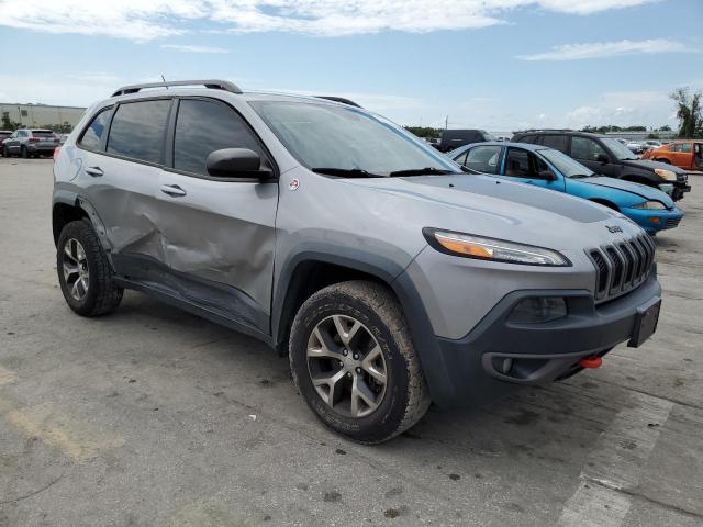 1C4PJMBS2EW215255 - 2014 JEEP CHEROKEE TRAILHAWK 银色 照片 4