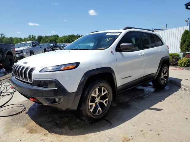 1C4PJMBS5FW511887 - 2015 JEEP CHEROKEE TRAILHAWK WHITE photo 1