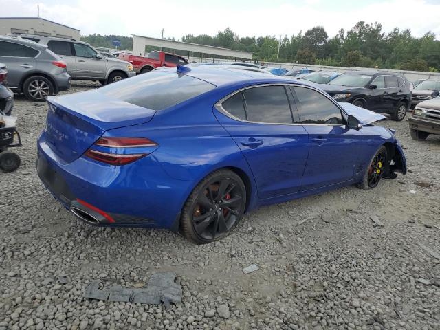 KMTG54TEXPU117877 - 2023 GENESIS G70 BASE BLUE photo 3