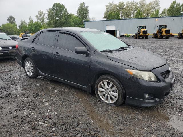 1NXBU4EE5AZ174726 - 2010 TOYOTA COROLLA BASE BLACK photo 4