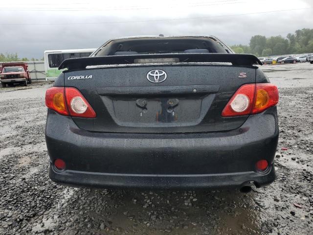 1NXBU4EE5AZ174726 - 2010 TOYOTA COROLLA BASE BLACK photo 6