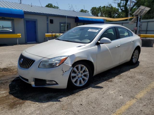 2G4GS5ER0C9213209 - 2012 BUICK REGAL PREMIUM WHITE photo 1