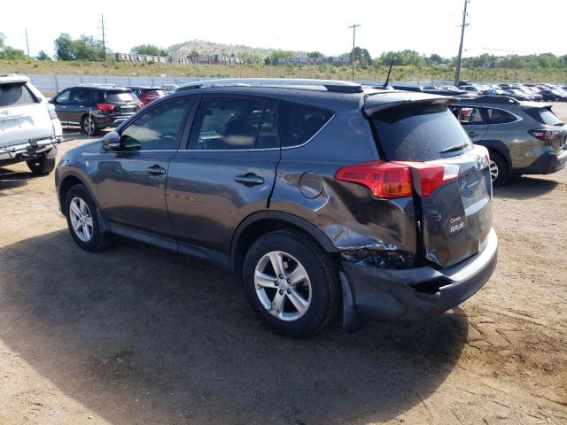 2T3WFREV3EW100663 - 2014 TOYOTA RAV4 XLE GRAY photo 2