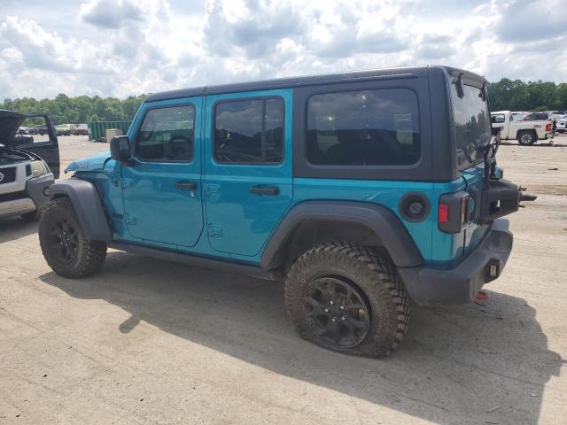 1C4HJXDN2LW158856 - 2020 JEEP WRANGLER U SPORT TEAL photo 2