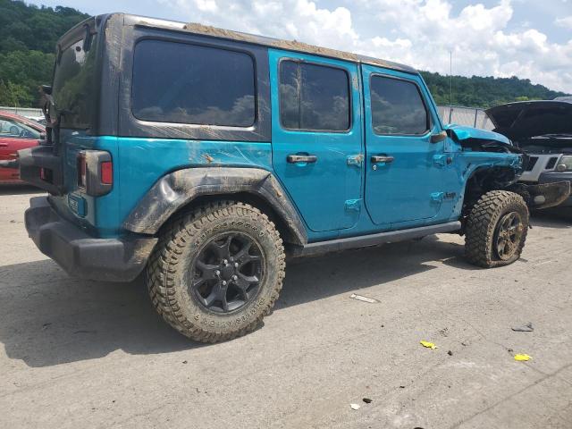 1C4HJXDN2LW158856 - 2020 JEEP WRANGLER U SPORT TEAL photo 3