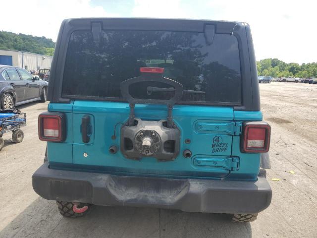 1C4HJXDN2LW158856 - 2020 JEEP WRANGLER U SPORT TEAL photo 6
