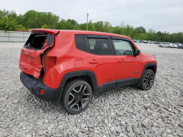ZACNJBAB1LPL95557 - 2020 JEEP RENEGADE SPORT RED photo 3