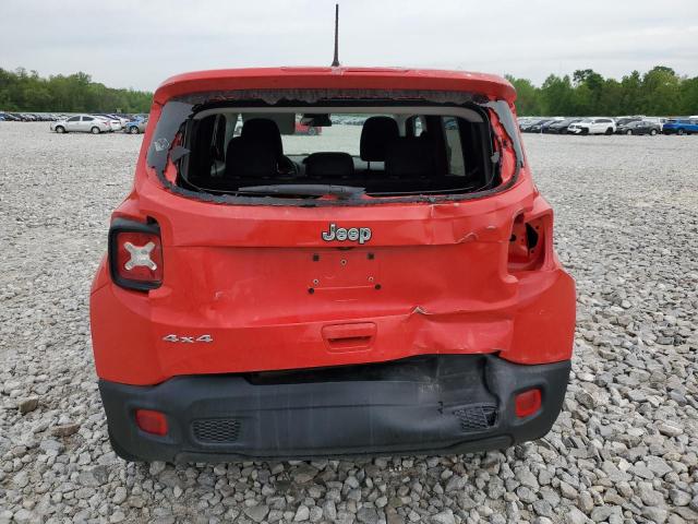 ZACNJBAB1LPL95557 - 2020 JEEP RENEGADE SPORT RED photo 6