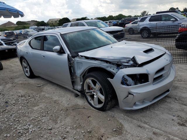 2B3LA73W08H198090 - 2008 DODGE CHARGER SRT-8 SILVER photo 4