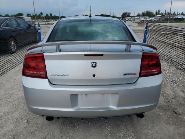 2B3LA73W08H198090 - 2008 DODGE CHARGER SRT-8 SILVER photo 6