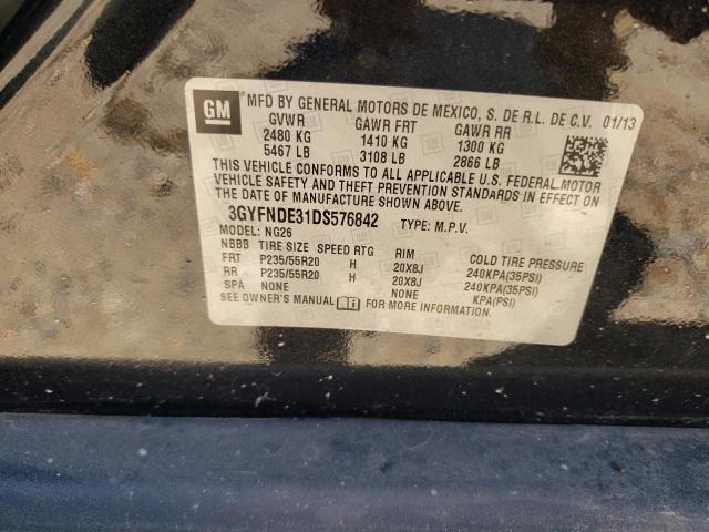 3GYFNDE31DS576842 - 2013 CADILLAC SRX PERFORMANCE COLLECTION Қара фото 13