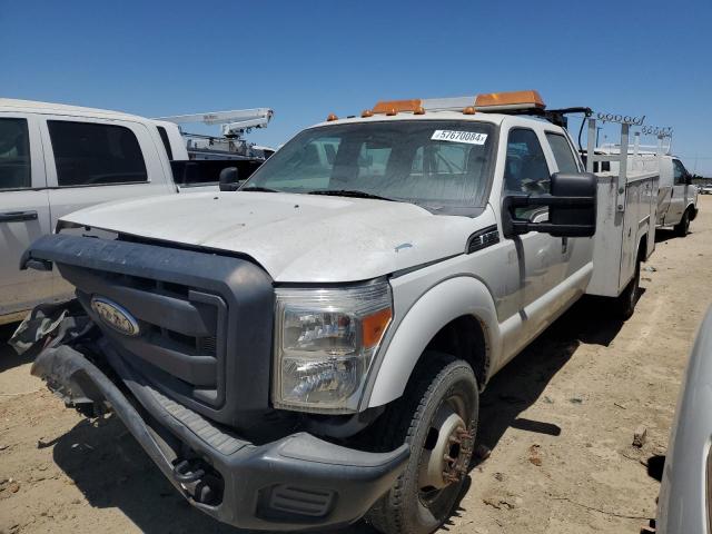 1FD8W3G63CEB54993 - 2012 FORD F350 SUPER DUTY WHITE photo 1