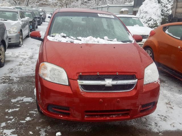 KL1TD5DE1AB118706 - 2010 CHEVROLET AVEO LS  ფოტო 9