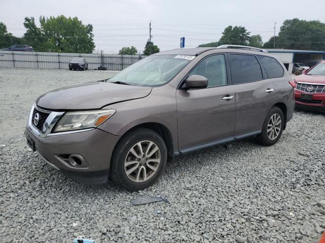 5N1AR2MM6EC659981 - 2014 NISSAN PATHFINDER S CREAM photo 1