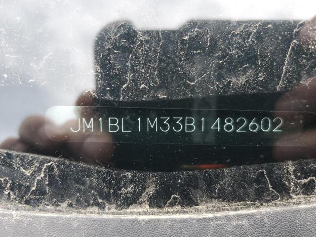 JM1BL1M33B1482602 - 2011 MAZDA SPEED 3 黑色 照片 12