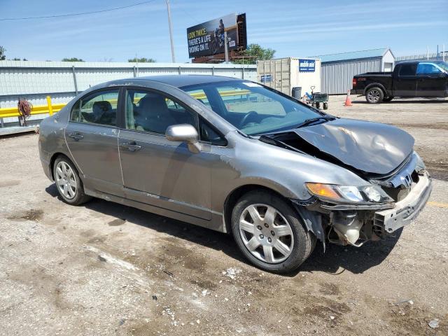 1HGFA155X8L051454 - 2008 HONDA CIVIC LX GRAY photo 4