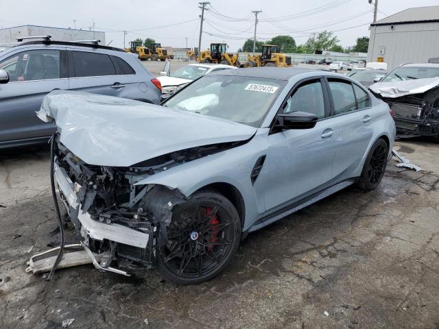 WBS33AY02PFN53912 - 2023 BMW M3 COMPETITION SILVER photo 1