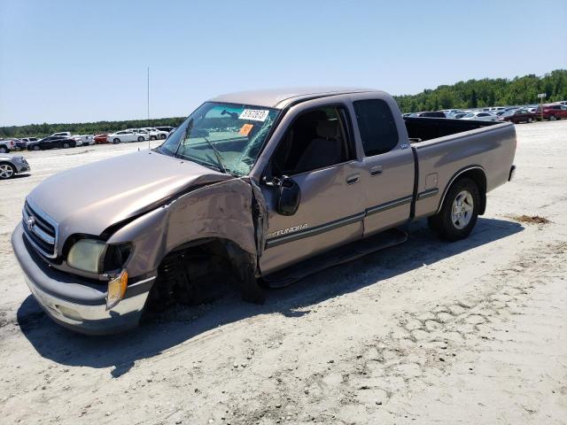 5TBRN34152S255099 - 2002 TOYOTA TUNDRA ACCESS CAB SR5 GRAY photo 1