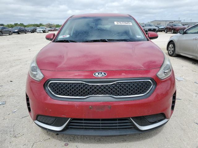 KNDCB3LC4J5124694 - 2018 KIA NIRO FE RED photo 5