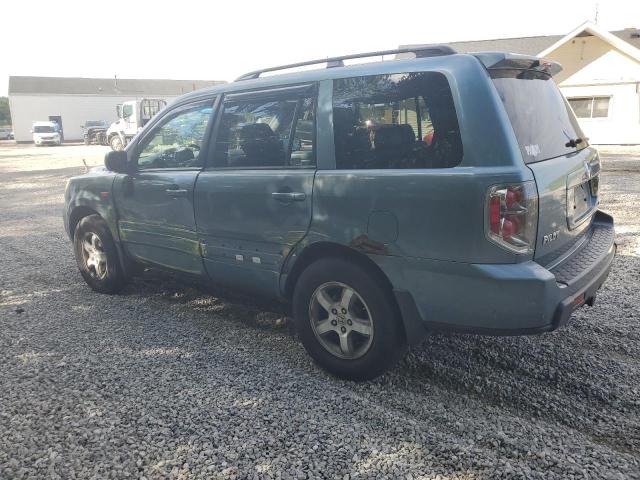 2HKYF18637H508606 - 2007 HONDA PILOT EXL BLUE photo 2