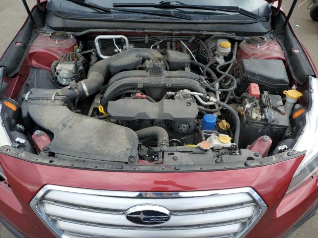 4S4BSANC1H3386008 - 2017 SUBARU OUTBACK 2.5I LIMITED RED photo 11