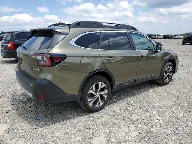 4S4BTANC3N3149772 - 2022 SUBARU OUTBACK LIMITED GREEN photo 3