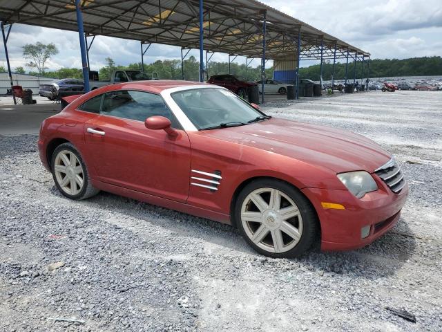 1C3AN69L54X002947 - 2004 CHRYSLER CROSSFIRE LIMITED RED photo 4