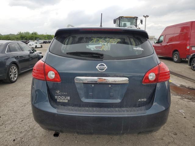 JN8AS5MV9EW706569 - 2014 NISSAN ROGUE SELE S BLUE photo 6