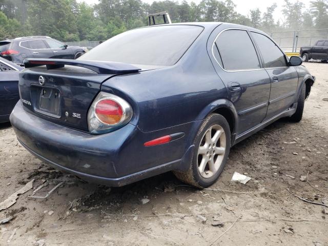 JN1DA31A03T406549 - 2003 NISSAN MAXIMA GLE BLUE photo 3