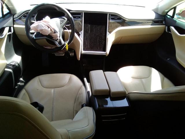 5YJSA1H18EFP44866 - 2014 TESLA MODEL S წითელი ფოტო 8