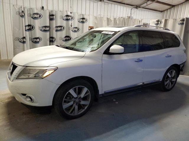 5N1AR2MN4FC672626 - 2015 NISSAN PATHFINDER S WHITE photo 1