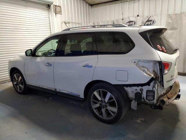 5N1AR2MN4FC672626 - 2015 NISSAN PATHFINDER S WHITE photo 2